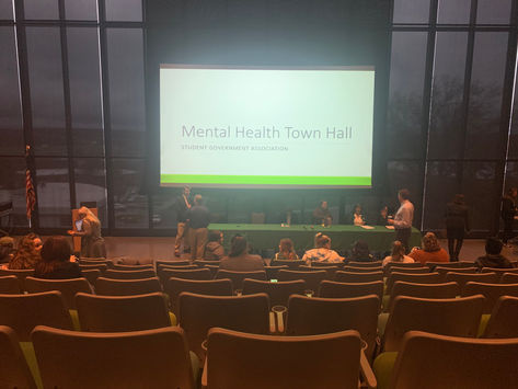 SRSGA Town Hall meeting addresses mental health