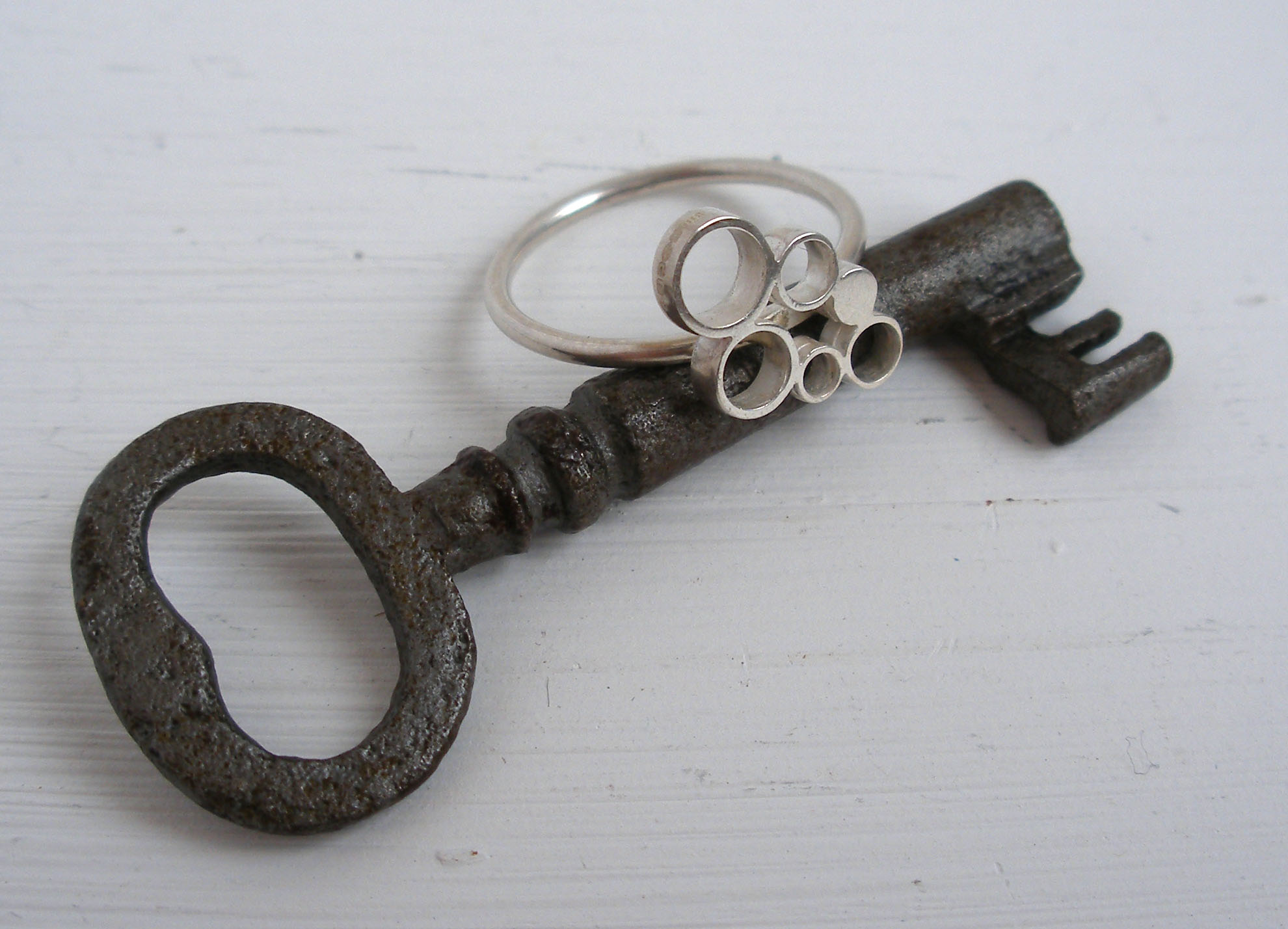 Ring - sterling silver circles