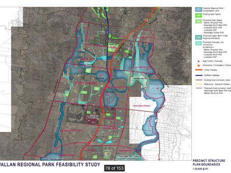 The wallan wallan Regional Parkland