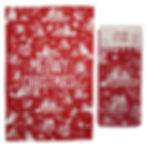 Simon's Cat Meowy Christmas tea towel