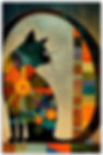 Annona cat aluminium wall hanging