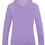 Thumbnail: Back view of lavender hoodie with Love Cat design