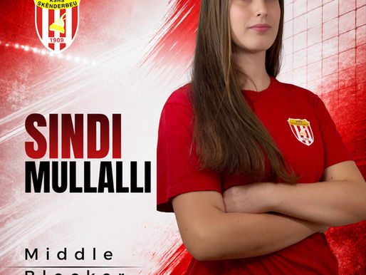 VOLLEYBALL WOMEN / Sindi Mullalli wears the red and white again. Good luck, Sindi!