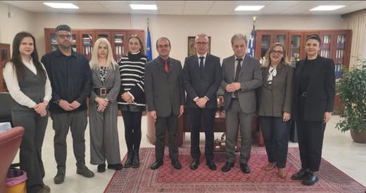 Mayor Sotiraq Filo holds a meeting in Kozani (Greece) with the Prefect of the Western Macedonia Region
