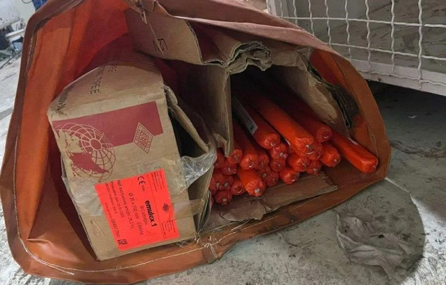 Seized 300 kilograms of explosives at customs, police provide detailsë