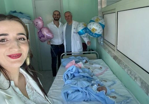 Assisted in the birth of quadruplets, Dr. Nderim Horeshka: It was a high-risk pregnancy! The mother refused an abortion