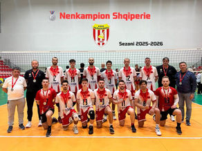 MEN’S VOLLEYBALL / Skënderbeu Korçë has been declared the runner-up of Albania for this season!