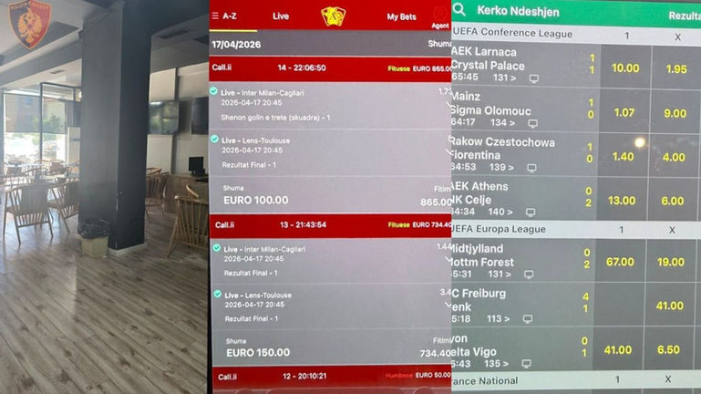 They converted the premises into a gambling venue; the administrator and the waiter were arrested