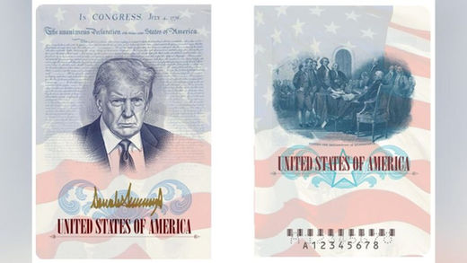 Me foton dhe firmën e Trump, zbulohet dizajni i ri i pasaportës amerikane për 250-vjetorin