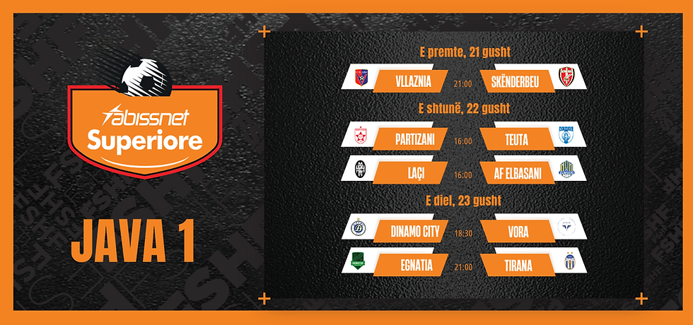 Abissnet Superiore 2026-2027/ Dates and schedules for the first 5 weeks have been determined. Here’s when Skënderbeu plays!