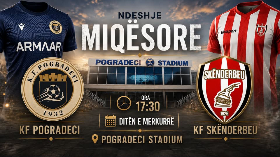 Pogradeci-Skënderbeu, gjithçka gati për përballjen e së mërkurës