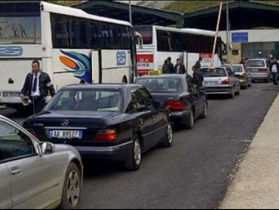 Queues and waiting at Kapshticë, caused by the new control system on the Greek side
