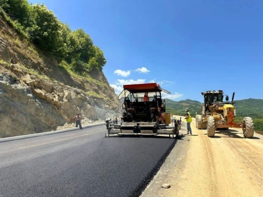 The construction sites of Qukës–Qafë Plloçë are progressing at a fast pace, with completion targeted for early autumn