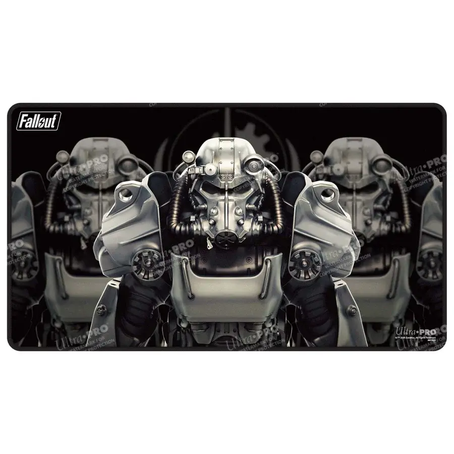 UP: Fallout - Brotherhood of Steel Black Stitched Edge Playmat