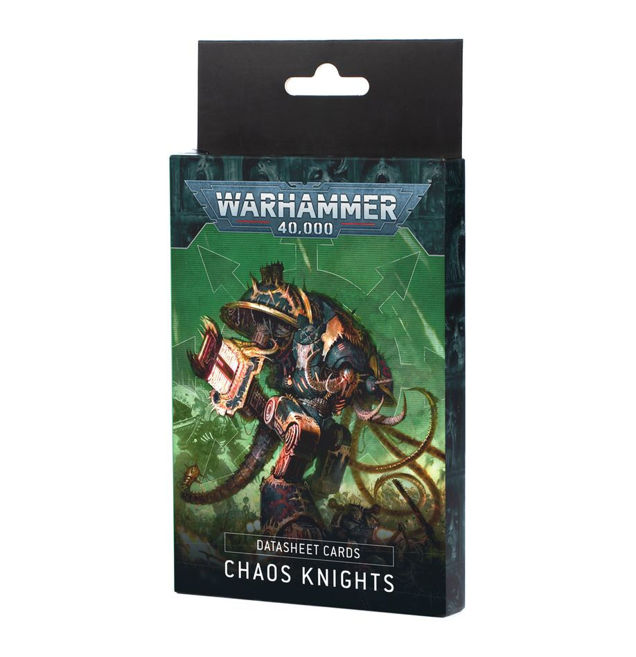 WH 40K: Chaos Knights - Datasheet Cards