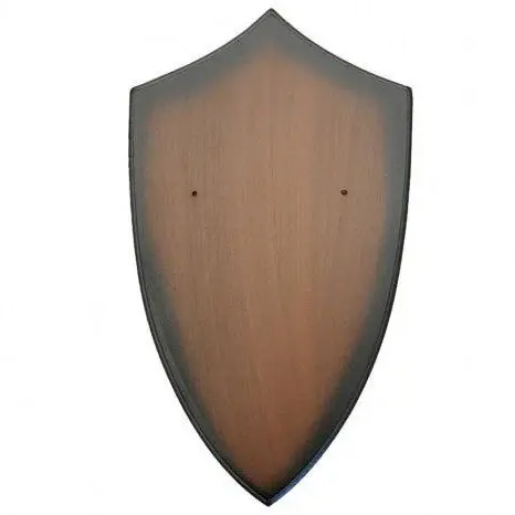 Burnt Sienna Universal Wood Wall Sword Plaque Display
