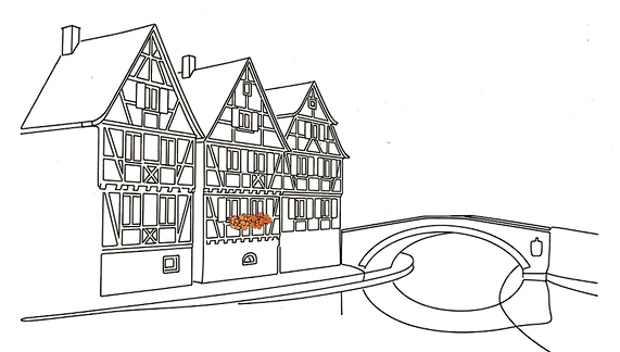 Colmar — Maisons à colombages et canal de la Petite Venise