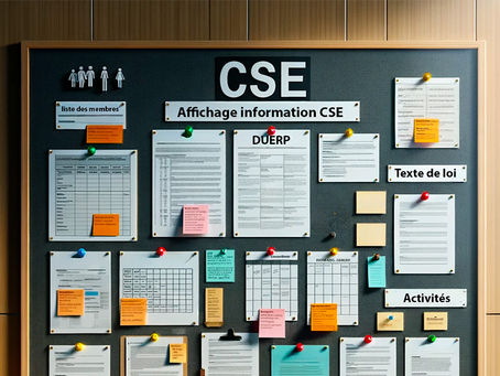 Tableau d’affichage CSE