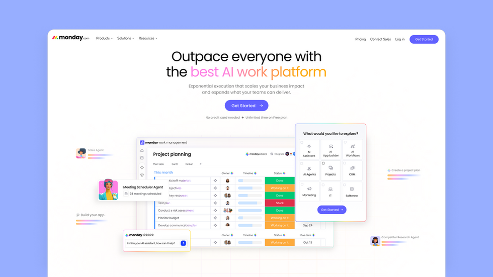 monday.com Homepage