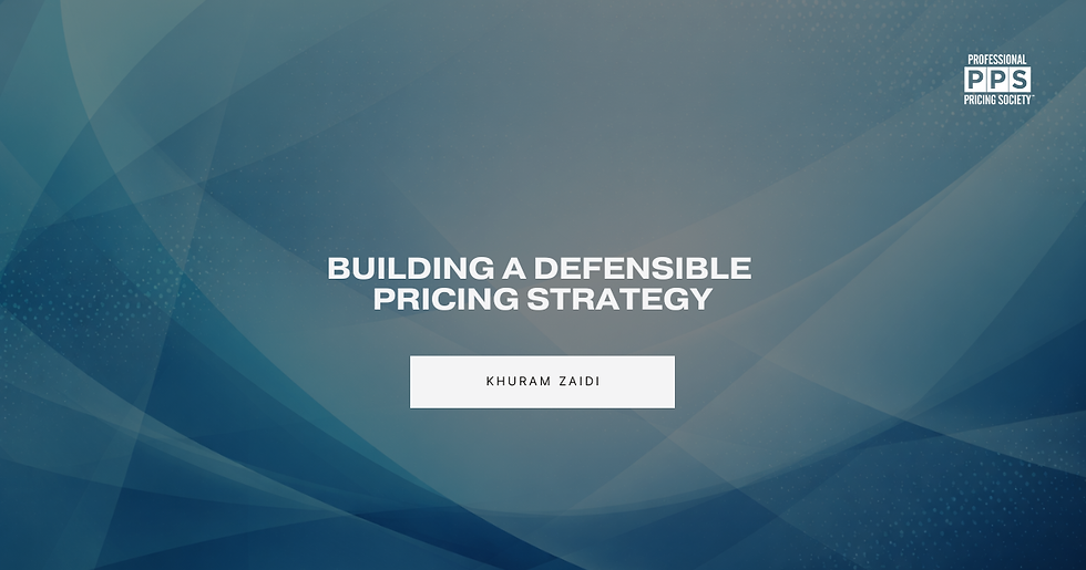 strong pricing strategy