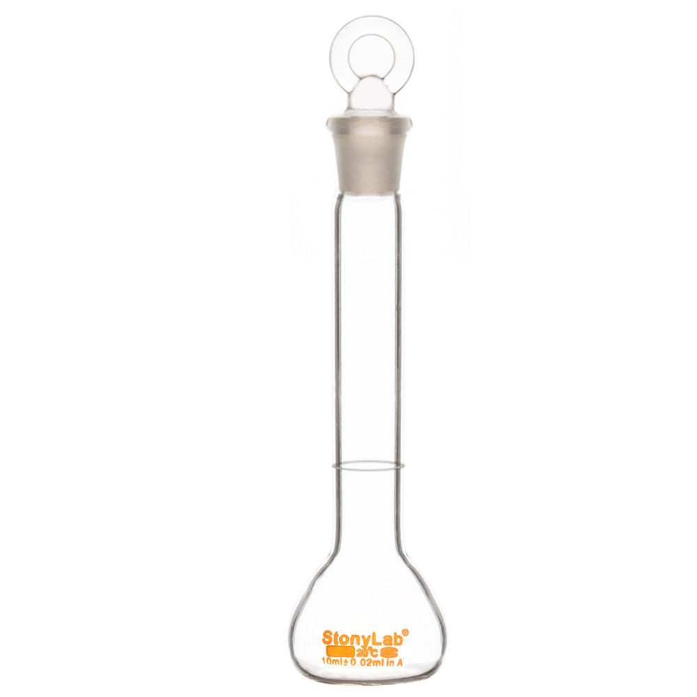 Glass Heavy Wall Volumetric Flask Class A with Glass Stopper