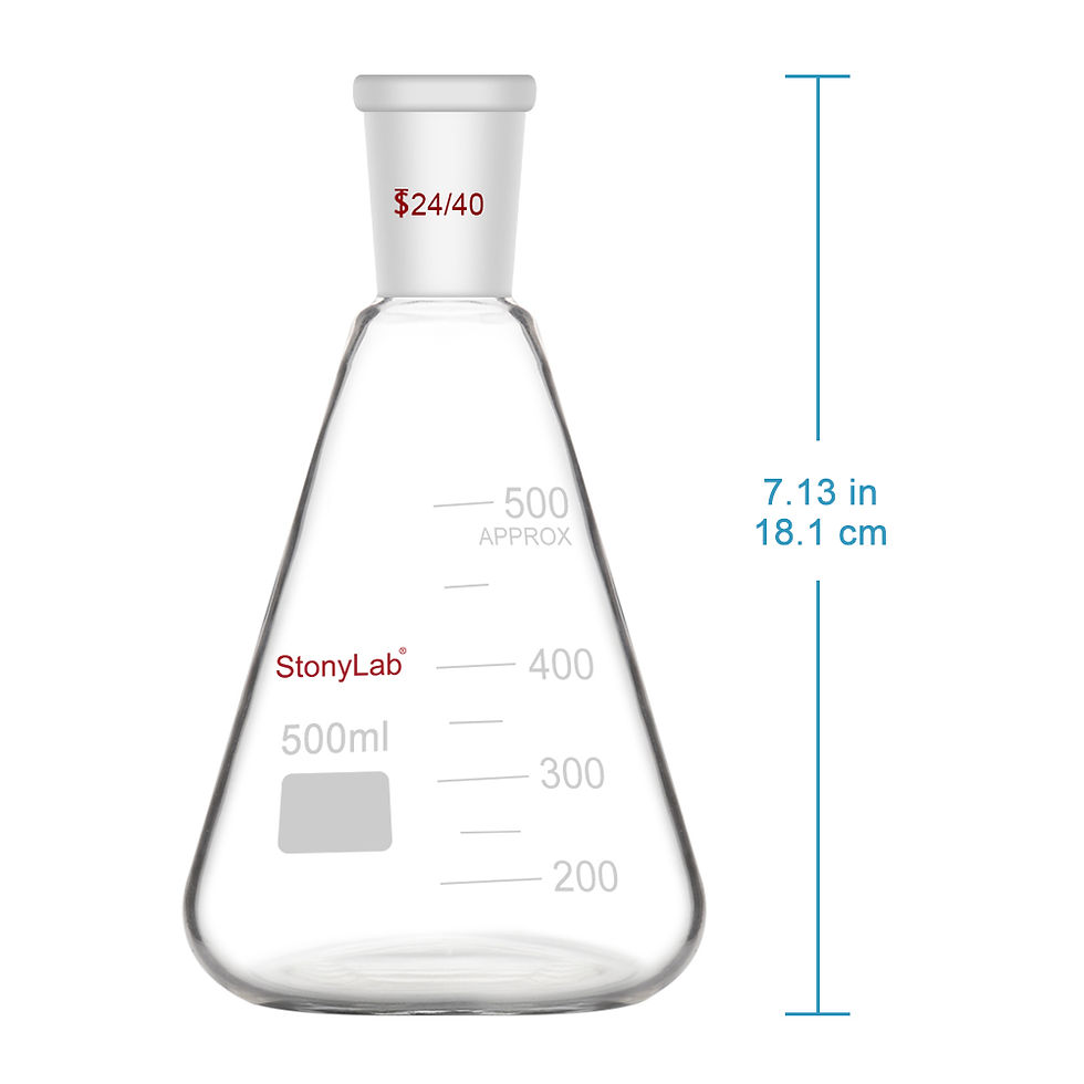 Thumbnail: Erlenmeyer Flask, Heavy Wall Flask with 24/40 Standard Joint