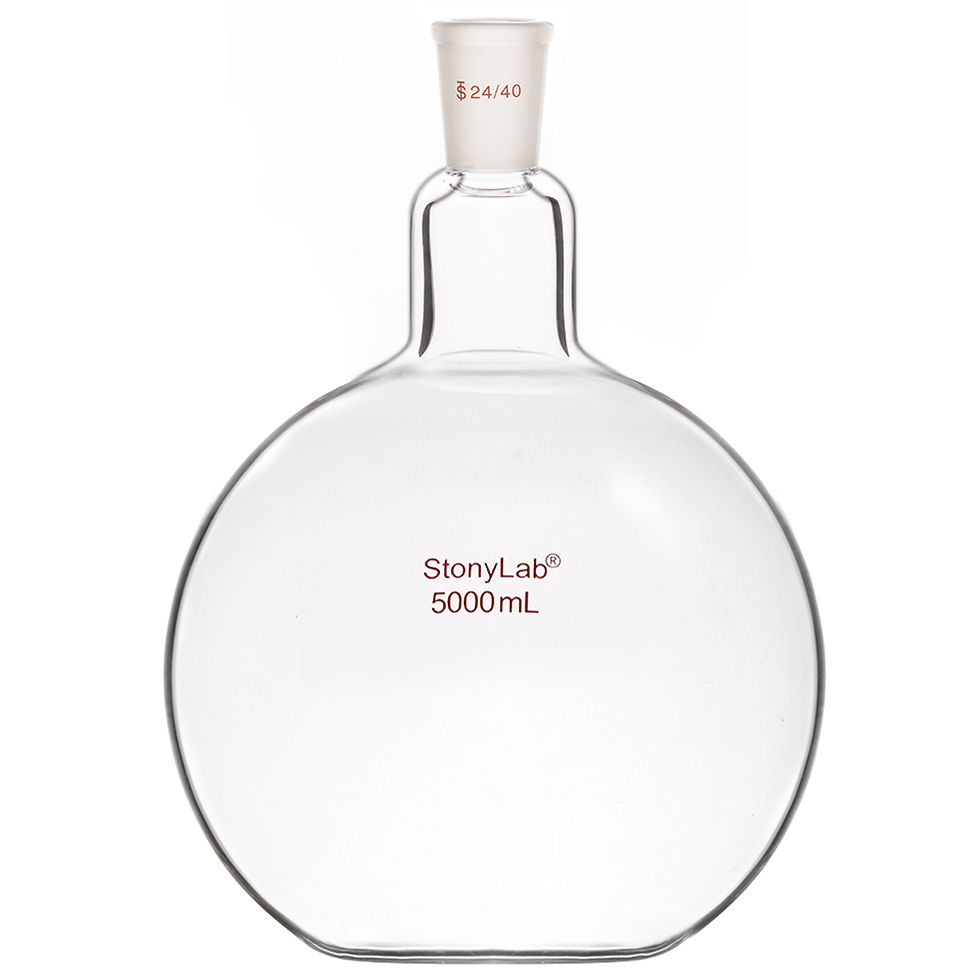 Thumbnail: Single Neck Flat Bottom Flask Boiling Flask with 24/40 Joint