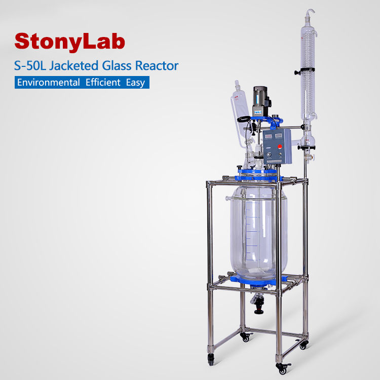 Thumbnail: Lab Vacuum Double Layer Glass Reactor 50L (Free Shipping)