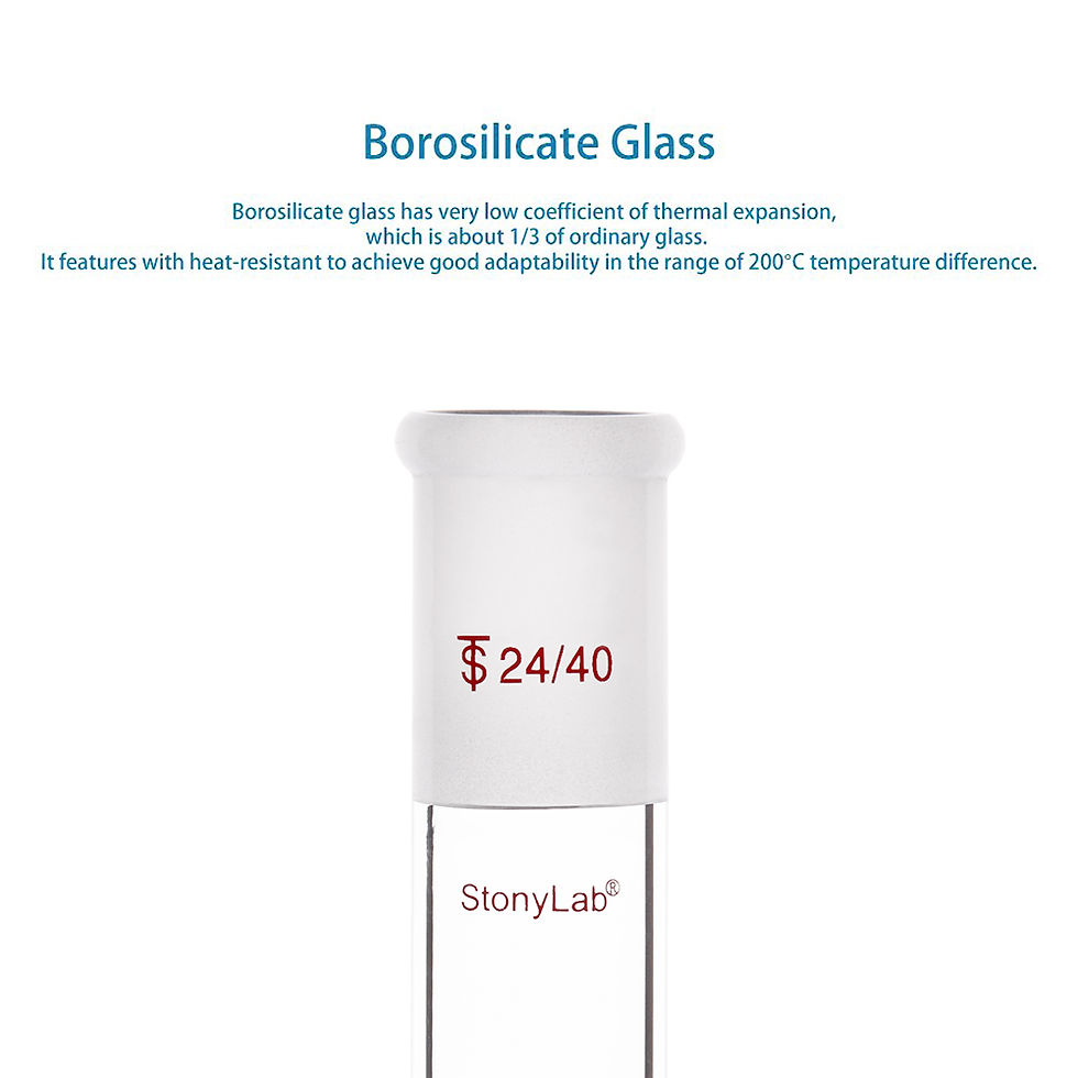 Thumbnail: Straight Connecting Adapter Between Two 24/40 Ground Outer Standard Taper Joints