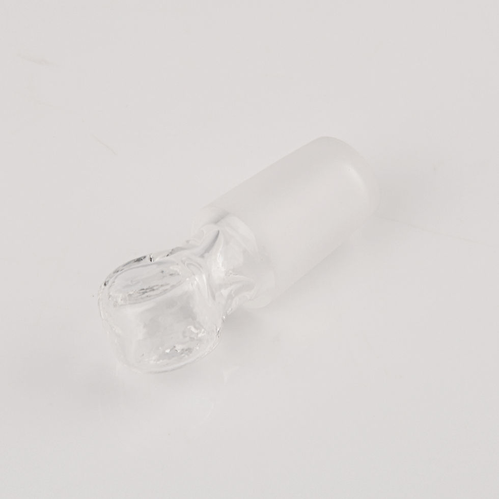 Thumbnail: Penny Head Glass Hollow Stopper, with Closed Bottom, 1 Pack