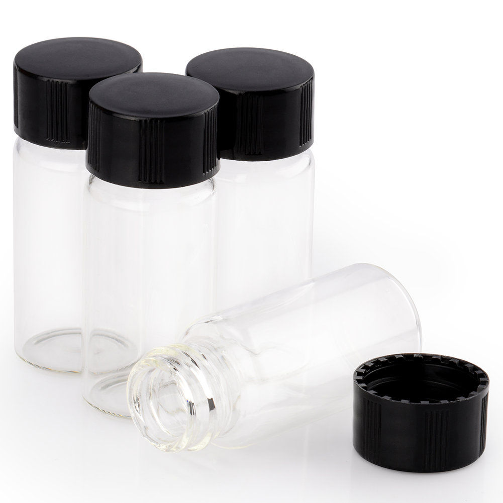 Glass Liquid Sampling Bottle Reagent Bottle with Screw Cap Closure