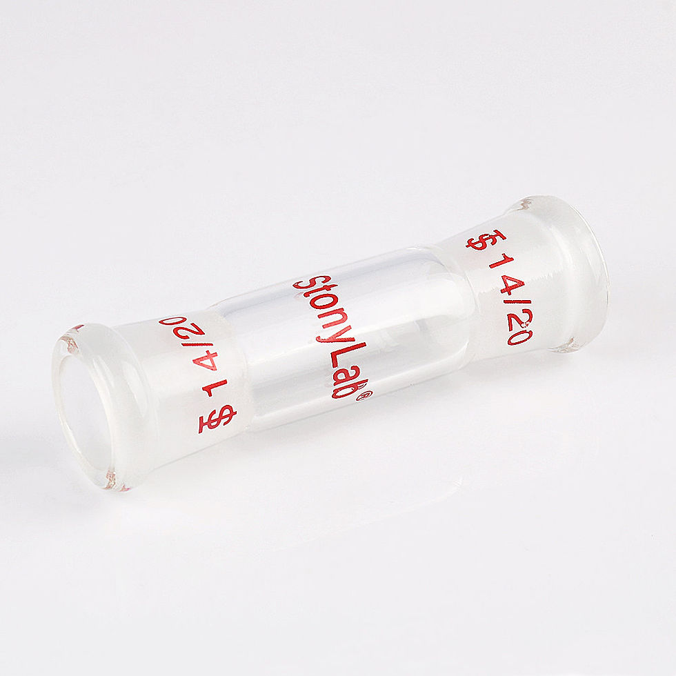 Thumbnail: Straight Connecting Adapter, Two 14/20 Ground Outer Standard Taper Joints