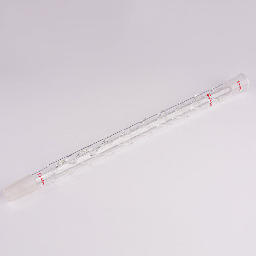 Thumbnail: 24/40 Glass Fractional Vigreux Distillation Column with Indentations