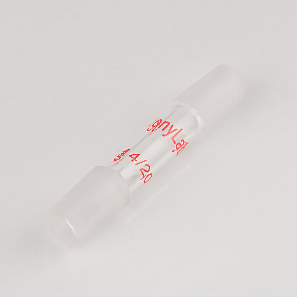 Thumbnail: Straight Connecting Adapter, 30/70/90 mm Between 2 Ground Inner Taper Joints