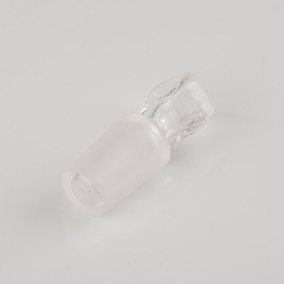Thumbnail: Glass Penny Head Glass Hollow Stopper, Closed Bottom, 5 Pack