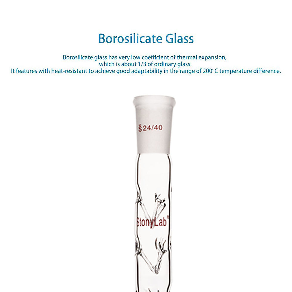 Thumbnail: 24/40 Glass Fractional Vigreux Distillation Column with Indentations