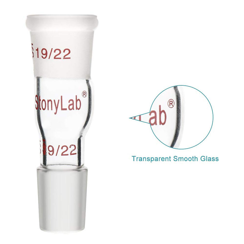 Thumbnail: Glass Straight Connecting Adapter, from 19/22 Outer Joint to 19/22 Inner Joint