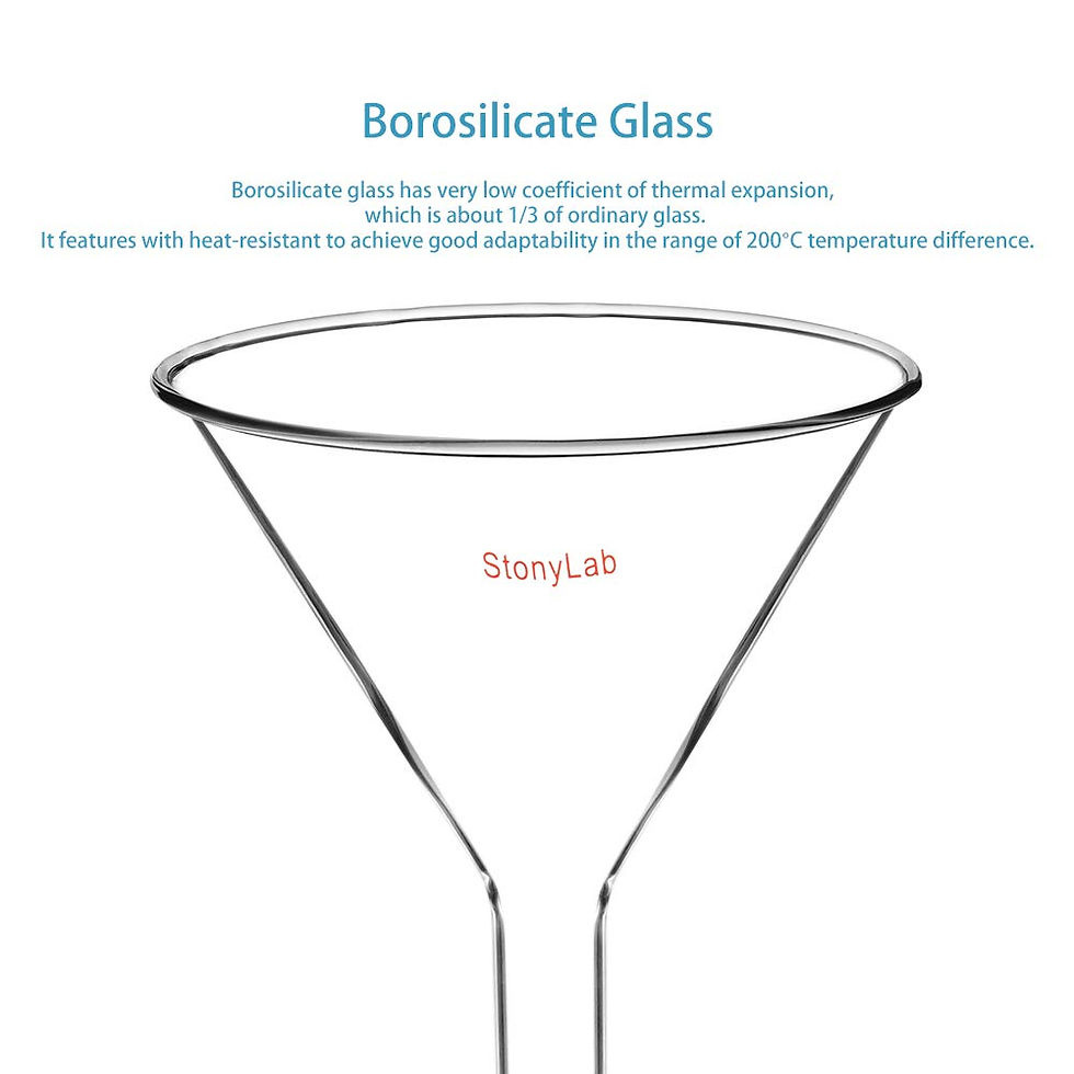 Thumbnail: Short Stem Powder Funnel Filter Funnel with 24/40 Inner Joint