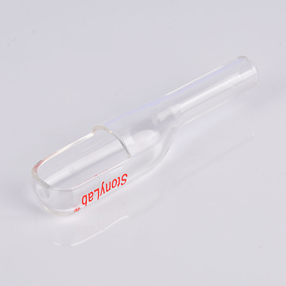Thumbnail: Glass Weighing Funnel Transfer Funnel with Pouring Neck for Sample Transfer