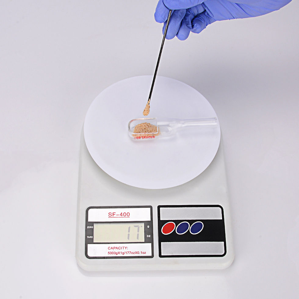 Thumbnail: Glass Weighing Funnel Transfer Funnel with Pouring Neck for Sample Transfer