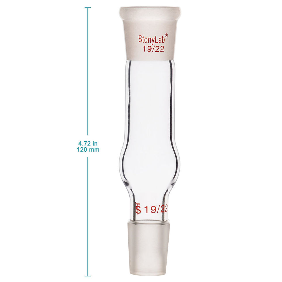Thumbnail: Glass Straight Drying Tube, Glass Drying Tube Adapter with Standard Taper Joints