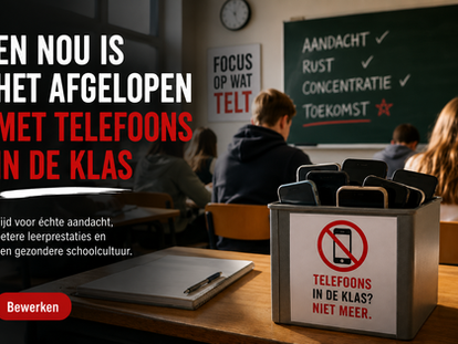 En nou is het afgelopen met telefoons in de klas | Arjen Lubach