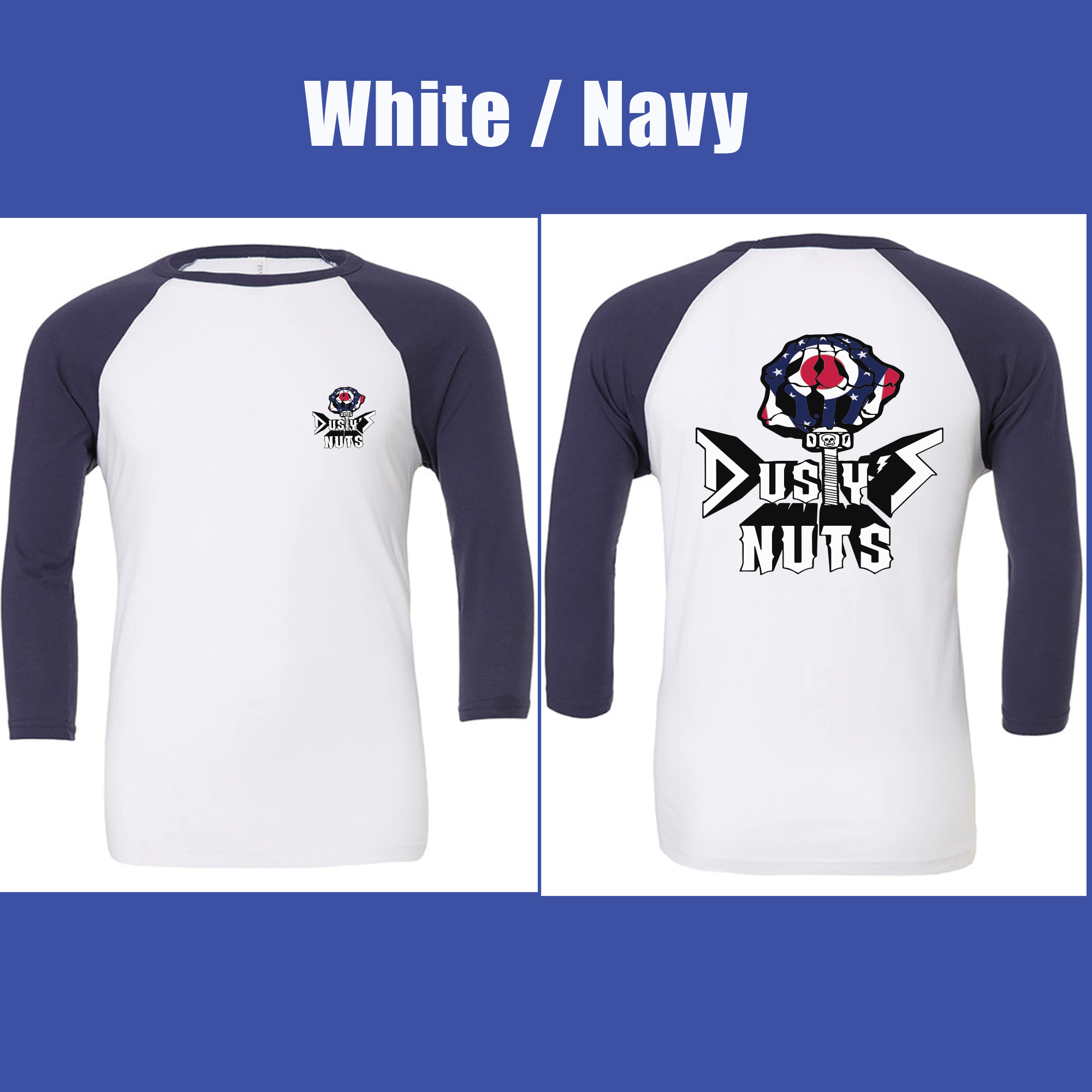 Custom Bella + Canvas Unisex Three-Quarter Sleeve Baseball T-Shirt