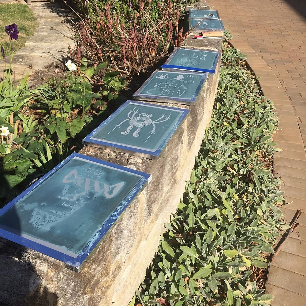 Alien X-Rays drying in the sun