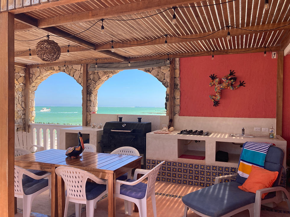 Thumbnail: Stunning beachfront home in Chelem, modern Mexican style