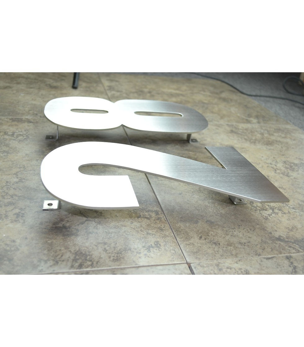 Miniatura: LETRAS DE ACERO INOXIDABLE