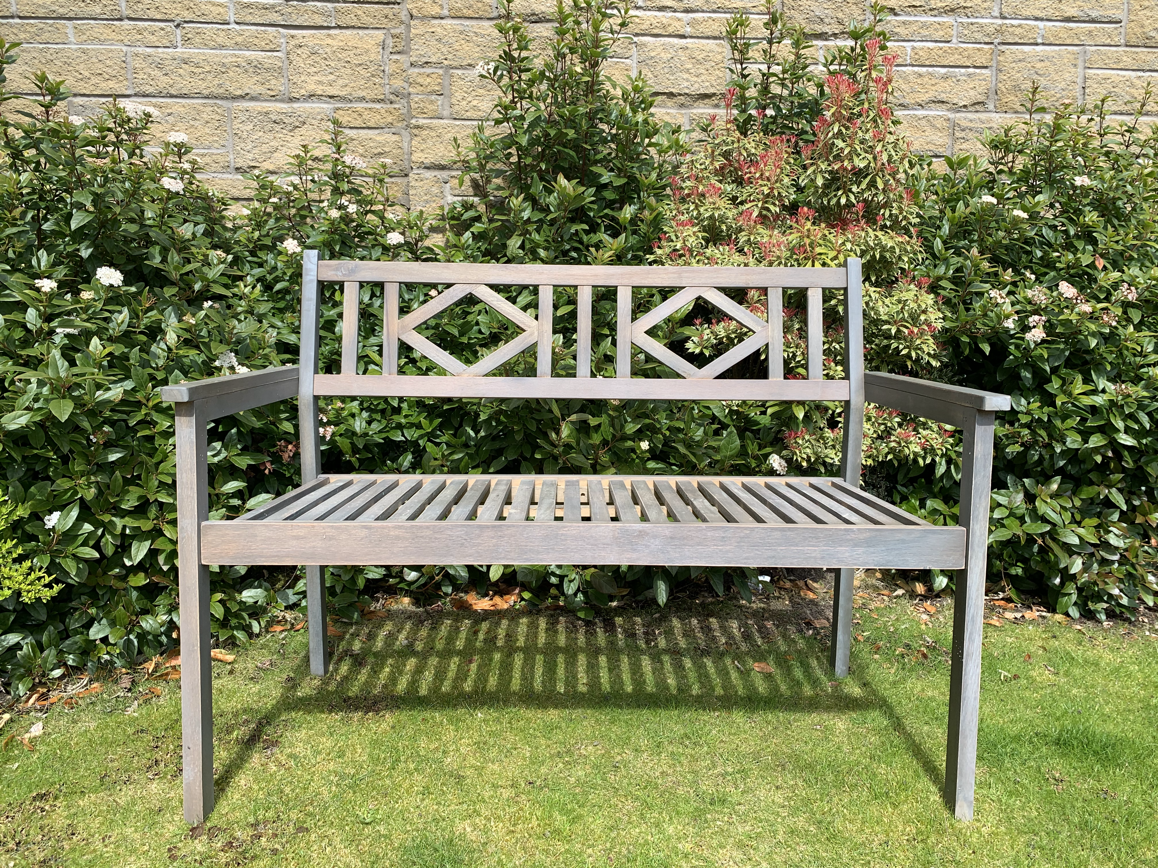 Wooden 2 seater bench
