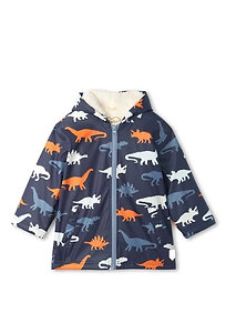 Hatley | Boys Dino Silhouettes Color Changing Raincoat