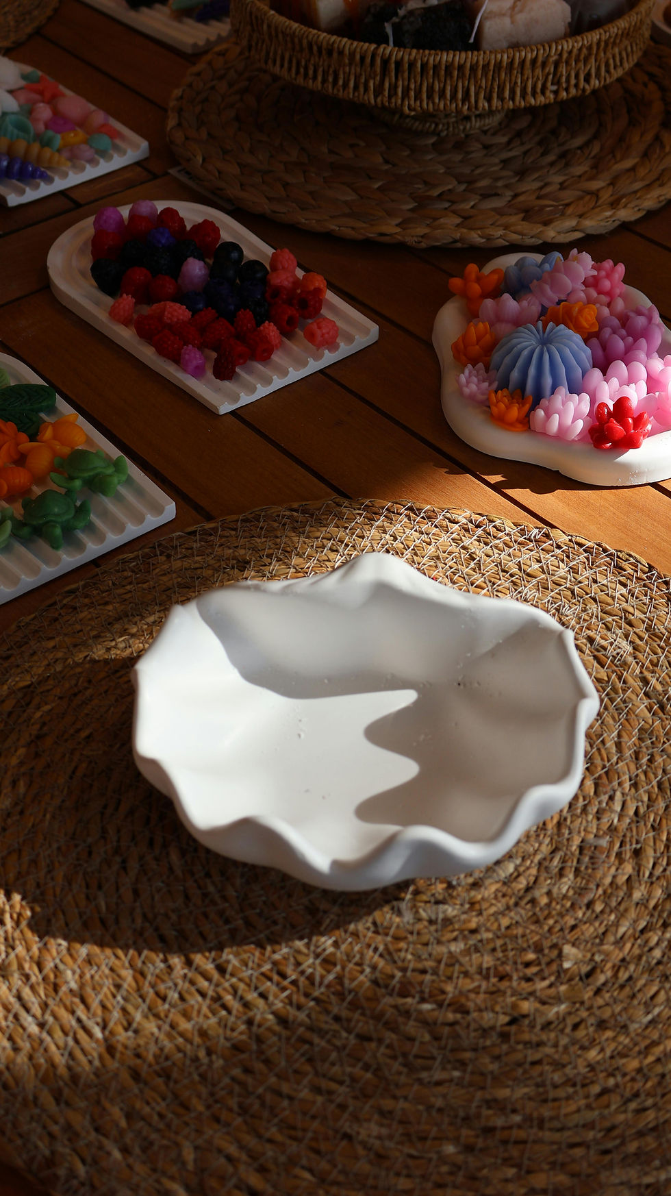 Thumbnail: Handmade Concrete Trinket Shell Tray