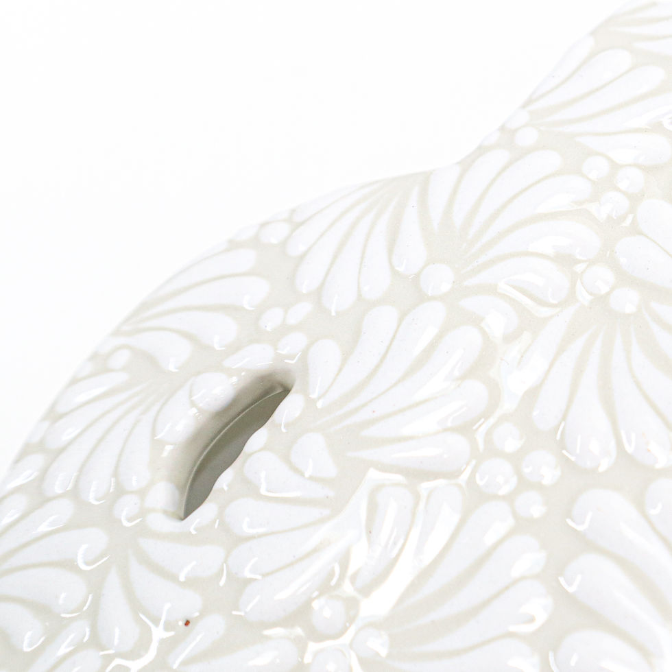 Thumbnail: WHITE TRAY WITH HANDLES